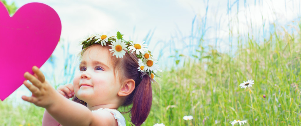 meisje met hartje